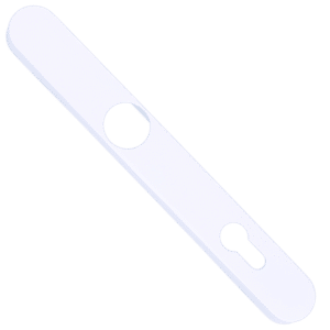 WINLOCK Universal Repair Handle Cover - 92mm PZ Bottom Cover White