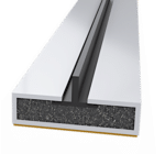FIRESTOP Intumescent Strip 2.1m x 4mm Fire & Smoke Single Fin Seal - 15mm White (1/2 - 1 Hour) FS1609