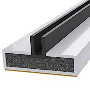 FIRESTOP Intumescent Strip 2.1m x 4mm Fire & Smoke Double Fin Seal - 20mm White (1 Hour) FS1633