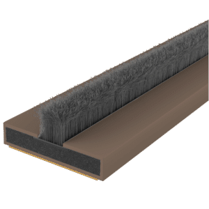 FIRESTOP Intumescent Strip 2.1m x 4mm Fire & Smoke Brush Seal - 20mm Brown (1 Hour) FS133