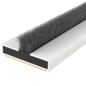 FIRESTOP Intumescent Strip 2.1m x 4mm Fire & Smoke Brush Seal - 25mm White (1 1/2 Hours) FS335