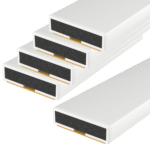 FIRESTOP Intumescent Strip 1.05m x 4mm Fire Only Seal (Pack Of 5) - 15mm White (1 Hour) FS157