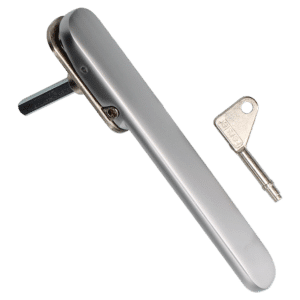 TITON Genesis Bi-Fold Door Locking Handle - Satin Silver