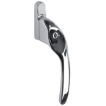 TITON Overture E II Locking Espag Window Handle Offset Handed - RH Polished Chrome