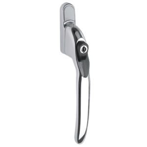 TITON Overture E II Locking Espag Window Handle Inline - Polished Chrome Inline