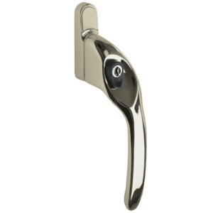 TITON Overture E II Locking Espag Window Handle Offset Handed - RH Gold (PVD)