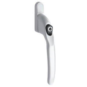 TITON Overture E II Locking Espag Window Handle Inline - White Inline