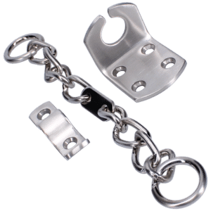 RUTLAND Security Door Chain Fire & Smoke Tested & TS 003 - Satin Nickel (SNP)