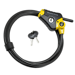 MASTER LOCK Python Adjustable Locking Cable 10mm Diameter - 4.5m Length (8420EURD)