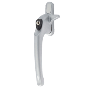 ERA Maxim Cockspur Locking Handle With 12mm Nose Height - LH Satin Chrome 12mm