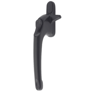 ERA Maxim Cockspur Non-Locking Handle With 12mm Nose Height - LH Black 12mm