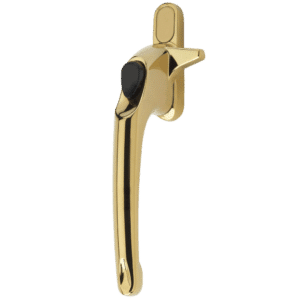 ERA Maxim Cockspur Non-Locking Handle With 12mm Nose Height - LH Gold 12mm