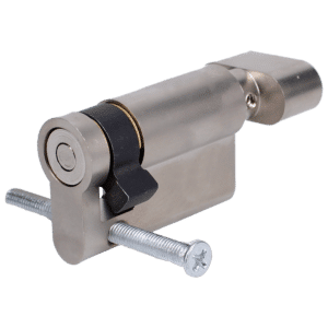 ASEC VITAL Blind Thumbturn Half Euro Dual Finish Cylinder With Adjustable Cam - 45mm (35/10) NP