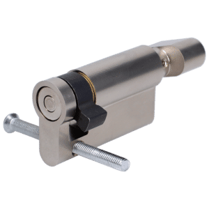 ASEC VITAL Blind Thumbturn Half Euro Dual Finish Cylinder With Adjustable Cam - 50mm (40/10) NP
