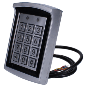 ASEC Proximity Reader & Keypad With Flying Lead - External Use - Silver (IP67 External))