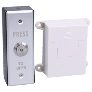 ASEC Wireless Exit Button Narrow Surface - Narrow Exit Button