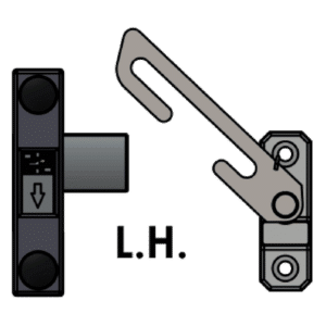 ASEC Tilt & Turn Res-Lok Restrictor Kit - White LH
