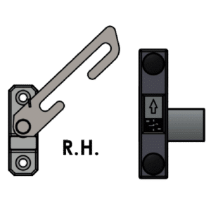 ASEC Tilt & Turn Res-Lok Restrictor Kit - White RH