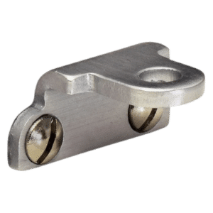 STEEL WINDOW FITTINGS B375 Peg Stay Bracket - Satin Chrome