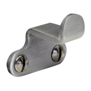STEEL WINDOW FITTINGS B375 Peg Stay Rest Bracket - Satin Chrome