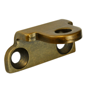 STEEL WINDOW FITTINGS B375 Peg Stay Bracket - Antique Brass