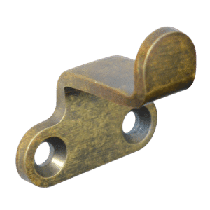 STEEL WINDOW FITTINGS B375 Peg Stay Rest Bracket - Antique Brass