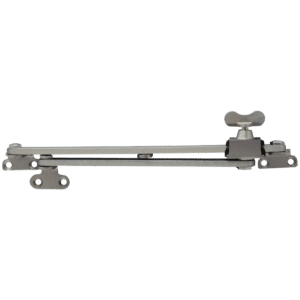 STEEL WINDOW FITTINGS B59 OG Slide Stay Butterfly - 250mm x 190mm Satin Chrome