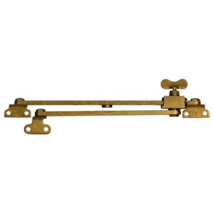 STEEL WINDOW FITTINGS B59 OG Slide Stay Butterfly - 250mm x 190mm Antique Brass