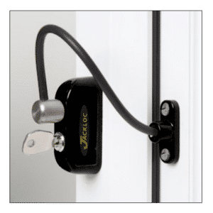 JACKLOC Pro-5 Lockable Cable Window Lock - Black