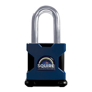 SQUIRE Stronghold Long Shackle Padlock Body Only To Take Scandinavian Oval Insert - 65mm Tang