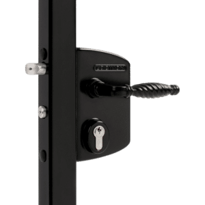 LOCINOX Surface Mounted Gate Lock - LAKQ3030 U2 Black (30mm - 50mm)