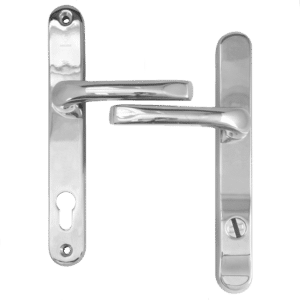 MILA Kite Secure PAS24 2 Star 240mm Lever/Lever Door Furniture - Chrome - Bagged