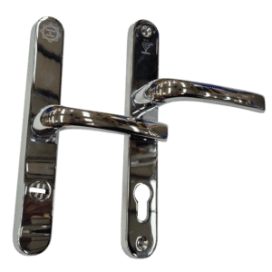 MILA Kite Secure PAS24 2 Star 240mm Lever/Lever Door Furniture 92/62 Centres - Chrome - Bagged
