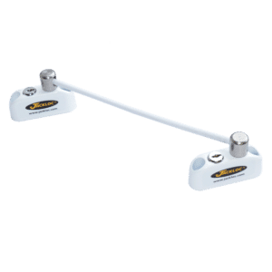 JACKLOC Pro-5 Duo Lockable Double Bullet Window Restrictor - White