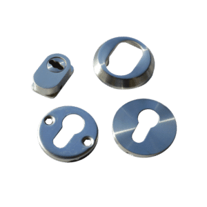 HOOPLY Stainless Steel Adjustable Security Escutcheon - Stainless Steel