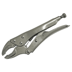 FAITHFULL Curved Jaw Locking Pliers - Silver