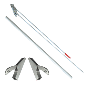 AXIM PR7085 Concealed Rod Panic Bar Exit Device - Silver