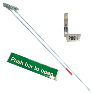 AXIM PR7085 Concealed Rod Push Pad Exit Device - LH