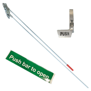 AXIM PR7085 Concealed Rod Push Pad Exit Device - RH
