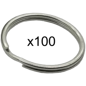 ALDRIDGE Split Rings - 13mm (100 Rings)