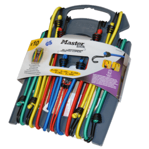 MASTER LOCK Twin Wire Bungee Cord Set of 10 - Set of 10