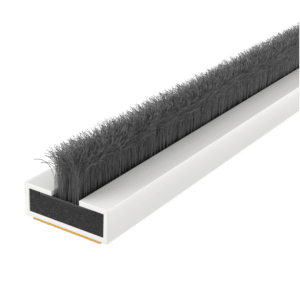 FIRESTOP Intumescent Strip 2.1m x 4mm Fire & Smoke Brush Seal - 10mm White (1/2 Hour) FS110