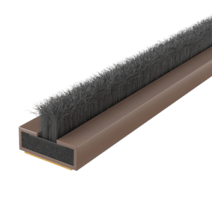 FIRESTOP Intumescent Strip 2.1m x 4mm Fire & Smoke Brush Seal - 10mm Brown (1/2 Hour) FS109