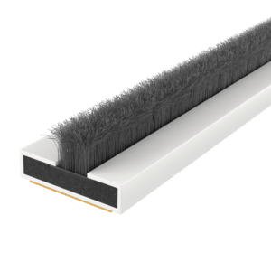 FIRESTOP Intumescent Strip 2.1m x 4mm Fire & Smoke Brush Seal - 15mm White (1/2 - 1 Hour) FS122
