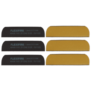 FIRESTOP Self-Adhesive Intumescent Hinge Pads (Pack of 6) - Radius