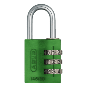 ABUS 145/30 Travel Light Combination Padlock - Green