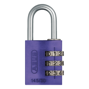 ABUS 145/30 Travel Light Combination Padlock - Lilac