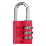 ABUS 145/30 Travel Light Combination Padlock - Red