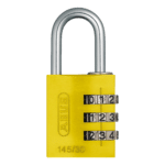ABUS 145/30 Travel Light Combination Padlock - Yellow