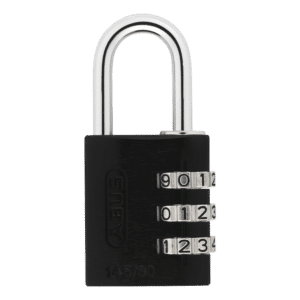 ABUS 145/30 Travel Light Combination Padlock - Black